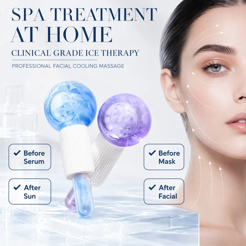 Cryotherapy Facial Massage Globes