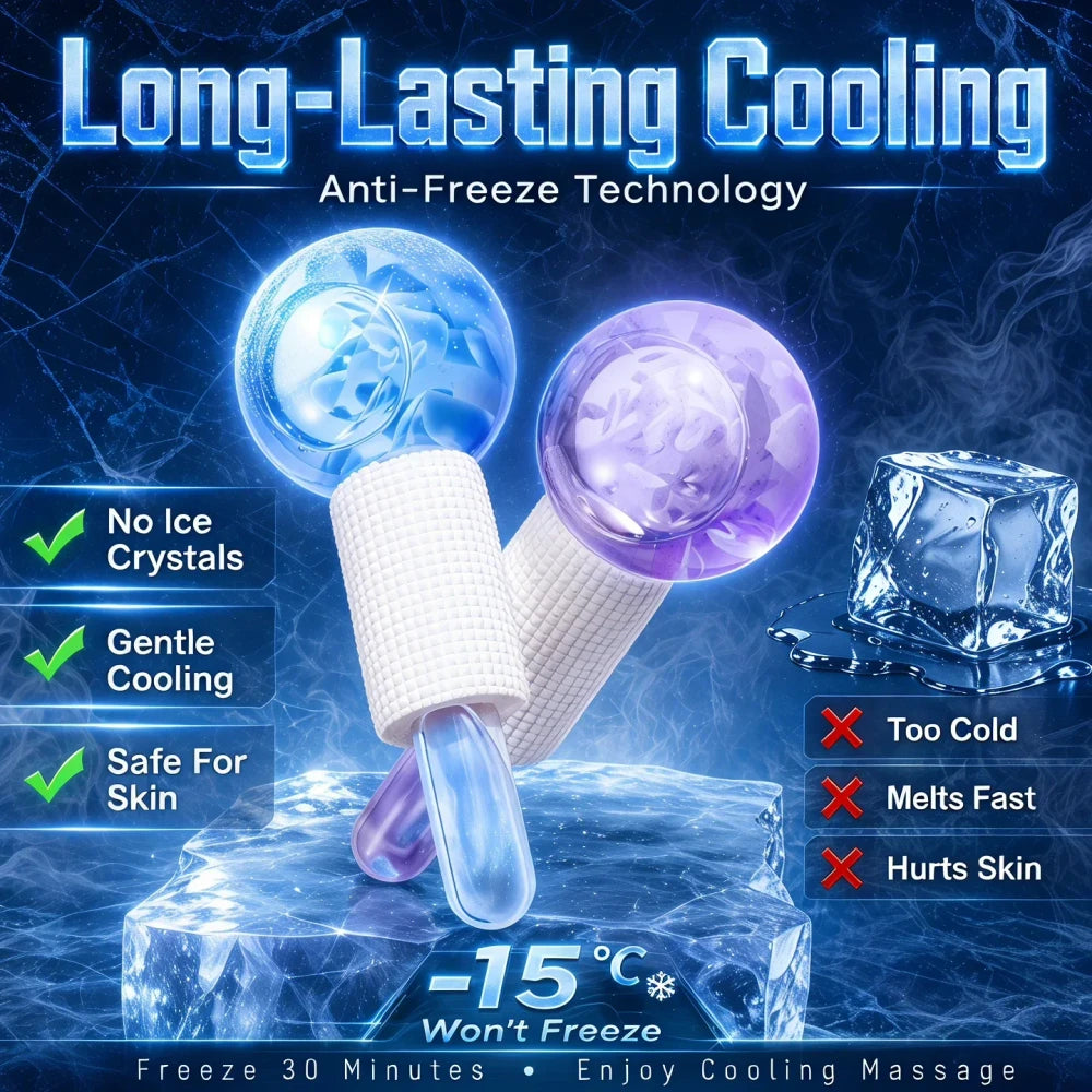 Cryotherapy Facial Massage Globes